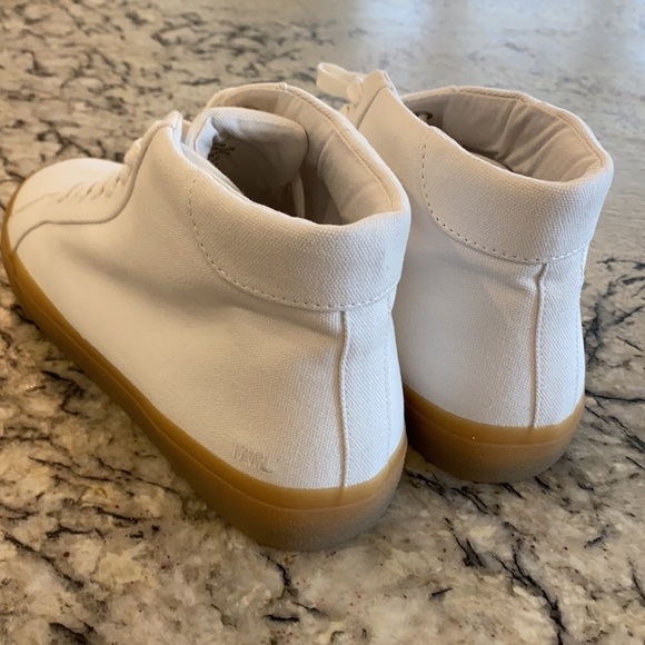 Madewell Sidewalk High-Top Sneakers Canvas ai292 - Picture 2 of 3